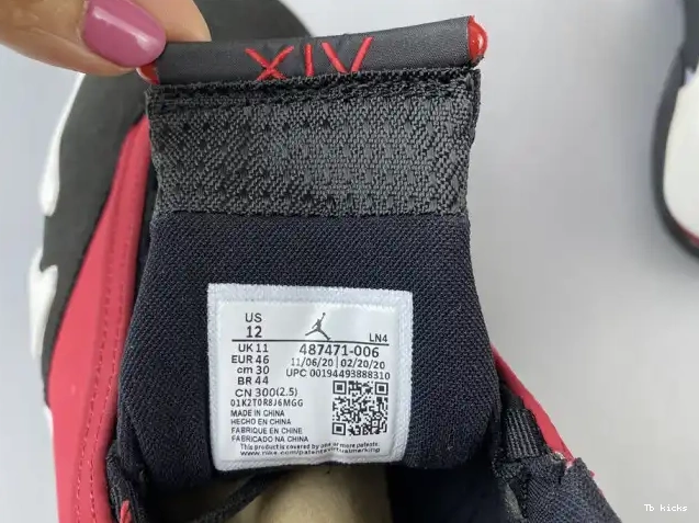 Reps TBK AIR 487471-006 JORDAN 14 TORO RETRO GYM RED 0326